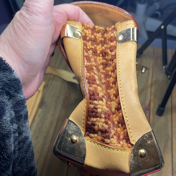 Louis Vuitton Vintage Limited Edition Rabat Bag in Coated Vinyl, Tweed & Leather - Picture 13 of 15